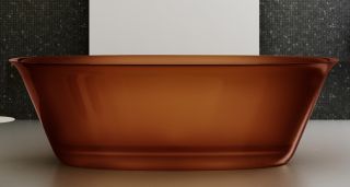 Прозрачная ванна ABBER Kristall AT9707Opal из полиэфирной смолы 170x75см коричневый