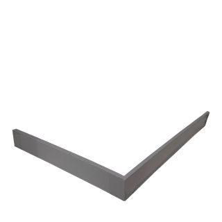 Экран для душевого поддона Veconi Pietra PS G, 1000x1000x30, гелькоут и стекловолокно, серый