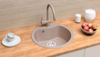 Смеситель для кухни Ulgran Classic Ulgran 021(307) терракот