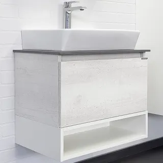 Тумба с раковиной Comforty Прага 00-00014535 60 см Серый