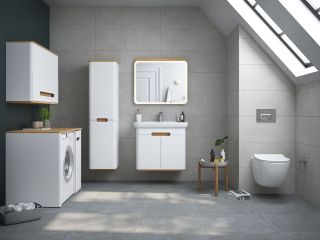 Шкаф-колонна VitrA Sento 60854  40 см, цвет матовый белый, левосторонний