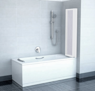 Шторка на ванну Ravak Supernova VS3 115 795S010041 Rain профиль белый