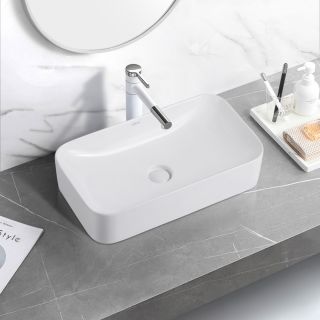 Раковина ABBER Rechteck 60см белый AC2204