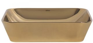 Раковина ABBER Rechteck AC2205GG 43см золото