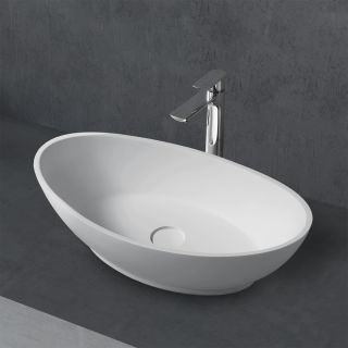 Раковина ABBER Stein AS2610 62см белый матовый