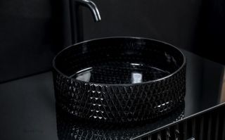 Раковина накладная Boheme чёрный 817-B