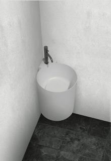 Подвесная раковина ABBER Stein AS2625 42см белый матовый