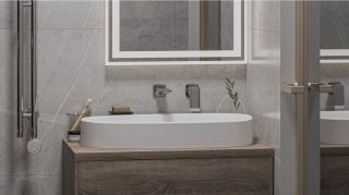 Раковина Whitecross Moonstone E 0731.070035.200 70см белый матовый