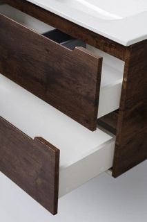 Тумба под раковину BelBagno подвесная 70x50см Rovere Moro ETNA39-700/390-2C-SO-RW-P