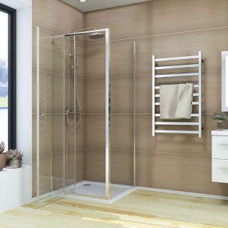 Душевой уголок Veconi Rovigo RV-026, 1200х1000х1950, хром, стекло прозрачное