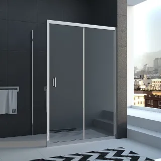 Душевой уголок Veconi Rovigo RV-040, 1200х1000х1850, хром, стекло прозрачное