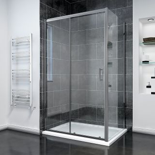 Душевой уголок Veconi Rovigo RV-055GM, 1000х900х1950, оружейная сталь, прозрачное стекло