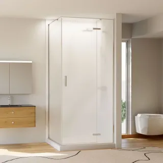 Душевой уголок Veconi Rovigo RV-073R/R, 1000х1000х1950, хром, стекло дождь