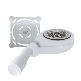 Сифон для поддона RGW S-016 50241600-01 горизонтальный, хром