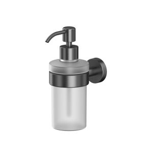 Дозатор для жидкого мыла подвесной WHITECROSS Ergo ER2240GM оружейная сталь