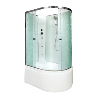 Душевая кабина Deto ЕМ4511 L  N с гидромассажем (гм.) 110х80х208 см