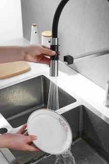 Смеситель для кухни Rose R133L сатин