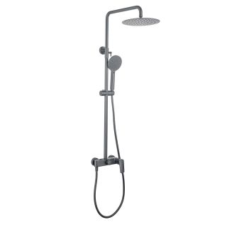 Душевая стойка Aquatek Вега AQ2060BGM оружейная сталь