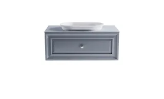 Тумба с раковиной Astra-Form Шарм 4631177715136 100 см голубой матовый