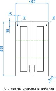 Style Line Эко Стандарт ЛС-00000352 Подвесной шкаф
