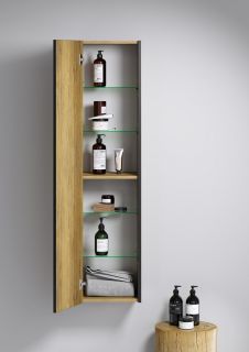 Шкаф-пенал Aqwella Fargo 35 дуб балтийский