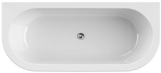 Акриловая ванна Cezares Slim Wall 180x80см белый SLIM WALL-180-80-60-W37-SET