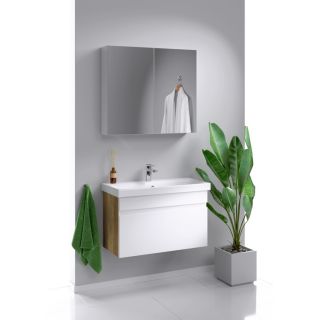 Подвесная тумба под раковину Aqwella Smart SRT0108DB 80 см