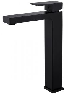 Смеситель для накладной раковины ABBER Daheim чёрный матовый AF8211B