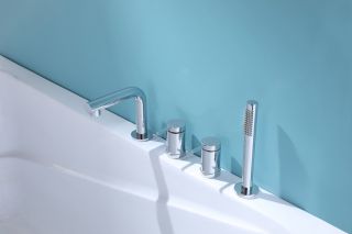 Смеситель на борт ванны ABBER Emotion хром AF8813