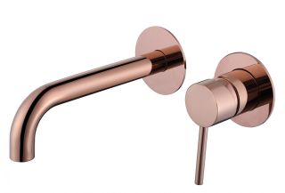 Встраиваемый смеситель для раковины ABBER Wasser Kreis AF8112RG розовое золото