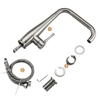 Смеситель для кухни Frap F40899-7 Сатин