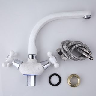 Смеситель для кухни Frap F5408-8 белый