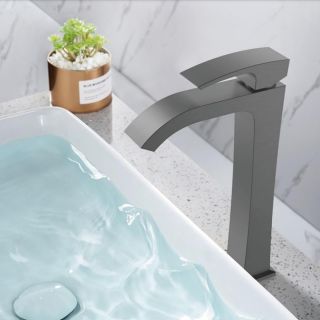 Смеситель для раковины Gappo G1007-89 оружейная сталь