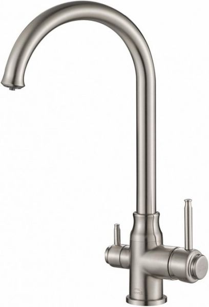 Смеситель для кухни ZORG Steel Hammer SH 763 SATIN