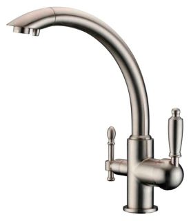 Смеситель для кухни ZORG Sanitary ZR 314 YF-33 NIСKEL