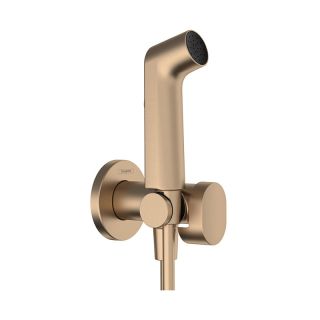 Гигиенический душ Hansgrohe Bidette S 1jet 29232140S шлифованная бронза