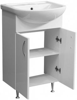 Тумба под раковину Stella Polar Концепт ЭКО 50см белый SP-00000038