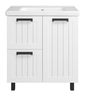 Напольная тумба под раковину Misty Спарта 80см белый