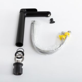 Смеситель для раковины высокий CEZARES STYLUS-LC-NOP-W0 черный матовый