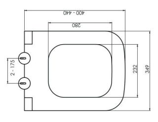 Крышка-сиденье Boheme Bello 975-W белый глянец