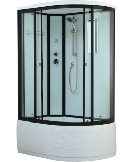 Timo Standart T-6620 Black L душевая кабина (120*85*220)