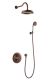 Душевой комплект Swedbe Terracotta Art 2520 с термостатом бронза