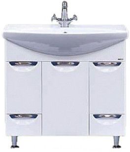 Напольная тумба под раковину Misty Орхидея 85см белый