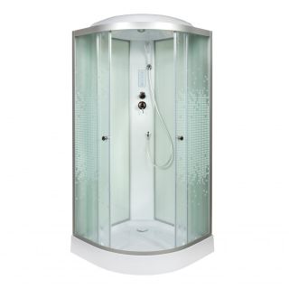 Душевая кабина Deto L 901 с электрикой  100х100х215 см