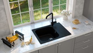 Кухонная мойка Ulgran Classic U-202-308 чёрный