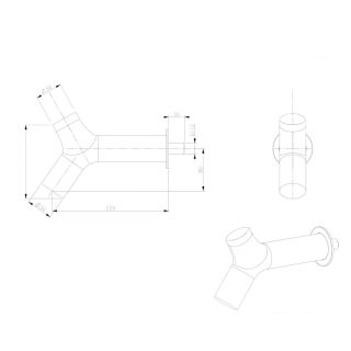 Верхний душ Bronze de Luxe LIBERTY 501GM-P, графит