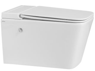 Подвесной унитаз ABBER Rechteck AC1202P с импульсным смывом белый