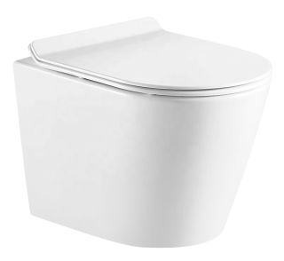 Унитаз подвесной AZARIO FONTI AZ-402W в комплекте с сиденьем микролифт