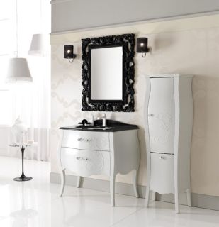 Зеркало Cezares 76x98 Nero Barocco BAROCCO.N