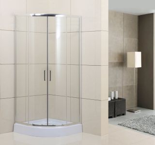 Душевой уголок четверть круга, хром BelBagno UNO-195-R-2-90-C-Cr